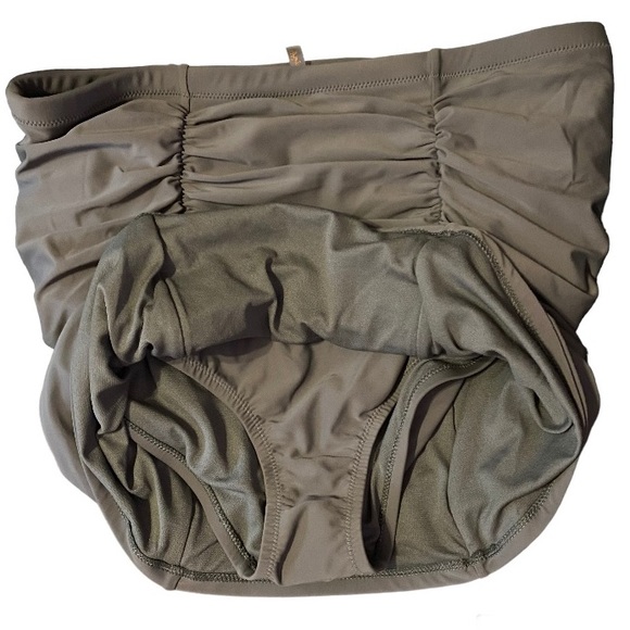 Raisins Curve Swim Skirt Costa Calina Gray Tummy Thinner Women’s Size 14W - Picture 6 of 14